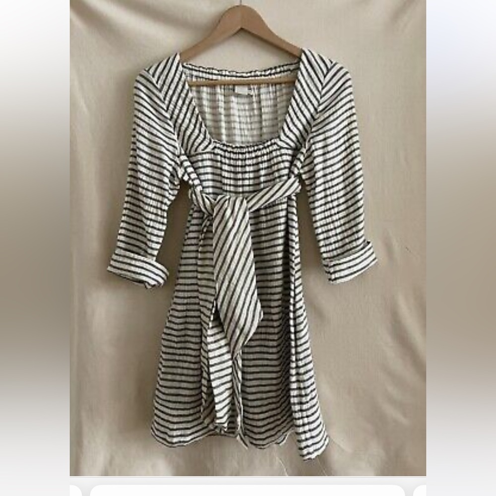 Malia mills  Kalola striped tunic swim coverup beach dress 2